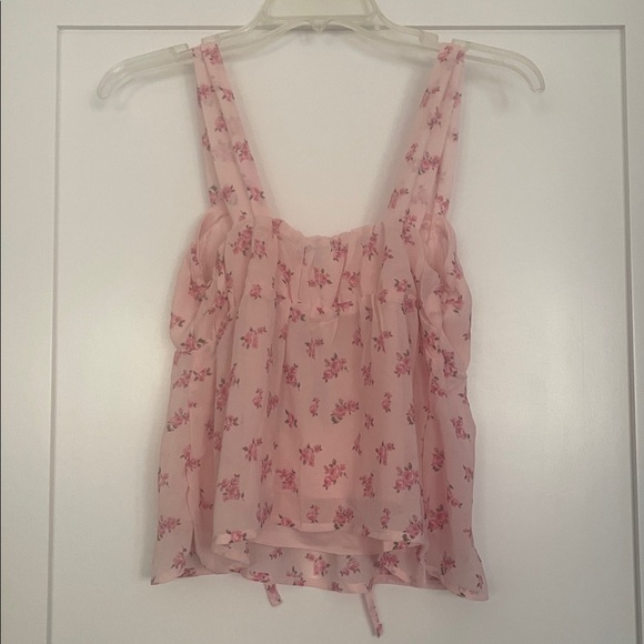 Pink ditsy floral top - Picture 6 of 6